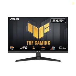 ASUS TUF Gaming 25 (24.5 viewable) 1080P Gaming Monitor (VG259Q3A)  FHD, 180Hz, 1ms, Fast IPS, Extreme Low Motion Blur, FreeSync, Variable Overdrive, Speakers, 99% sRGB, Shadow Boost 3yr Warranty