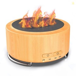 Essential Oil Diffuser for Home: 500ML Aroma Diffuser for Hotel Office Yoga Room - Humidifier with 9 Colors LED Night Light for Kids/Women Home Relaxation,Dark Yellow