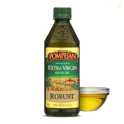 Pompeian Robust Extra Virgin Olive Oil, Contains Polyphenols, First Cold Pressed, 16 Fl Oz