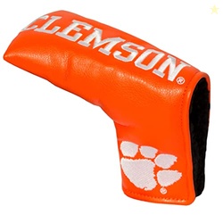 Team Golf NCAA Clemson Tigers Vintage Blade Putter Cover Golf Club Vintage Blade Putter Headcover, Form Fitting Design, Fits Scotty Cameron, Taylormade, Odyssey, Titleist, Ping, Callaway