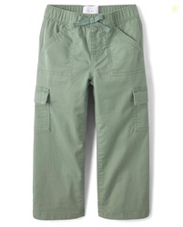 The Children's Place,Baby Girls,and Toddler Baggy Cargo Pants,Olive,4 Years