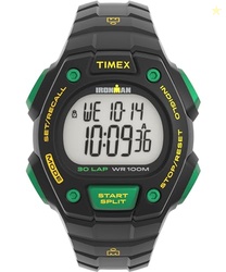 Timex Men's Ironman Triathlon Classic 30 41mm Watch - Black Strap Digital Dial Black Case