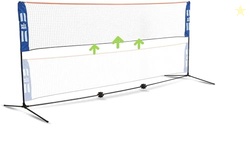 HIT MIT Adjustable Height Portable Badminton Net Set - Competition Multi Sport Indoor or Outdoor Net for Playing Pickleball, Kids Volleyball, Soccer Tennis, Lawn Tennis -Easy and Fast Assembly,17 Feet