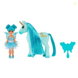 MGA Entertainment Dream Bella Color Change Surprise Little Fairies 5.5" Doll and Little Unicorn, Toy for Kids Ages 3, 4, 5+, 2 Count (Pack of 1)