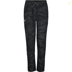 Under Armour Girls' Pull-on Tech Pants, 4-Way Stretch Material, Outdoor Collection, Black Printed, YS