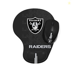 SOAR NFL Wireless Mouse and Mouse Pad, Las Vegas Raiders