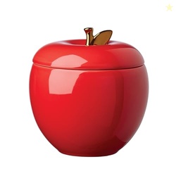 Kate Spade New York Knock On Wood Apple Cookie Jar, one size, Red