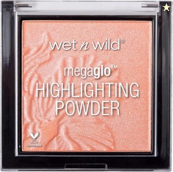 wet n wild MegaGlo Highlighting Powder, Highlighter Makeup, Shimmer Glow, Pink Rose Gold Bloom Time