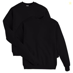 Hanes Men's,Crew Neck ComfortBlend Sweatshirt, Black, Medium