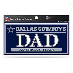 RICO INDUSTRIES TRUE PRIDE FAMILY MEMBER DECAL, 4 X 6-INCHES, DALLAS COWBOYS