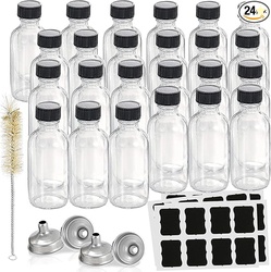 24pack 4oz Glass Bottles With Caps