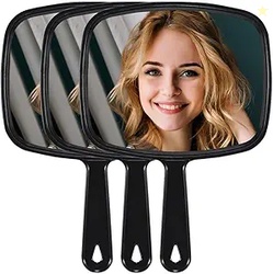 arber Hairdressing Handheld Mirror, Pack of 3