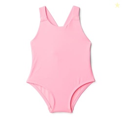 Amazon Essentials x Sofia Grainge Baby Girls' One-Piece Swimsuit, Bright Pink, 18 Months