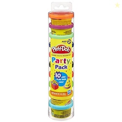 PLAY-DOH PARTY PACK 10 1OZ CANS OF ASSORTED COLOR, BACK TO SCHOOL GIFTS, PRIZES, & PARTY FAVORS, KIDS ARTS AND CRAFTS, PRESCHOOL TOYS