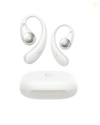 Baseus Eli Sport 2 Open-Ear Headphones Wireless Earbuds,Secure Earhook Sport Design,Ultra-Comfort,4-Mic Clear Calls, IP57 Waterproof,45H Play, Bluetooth 6.0 Earhook Fit Running Workout Gym -White