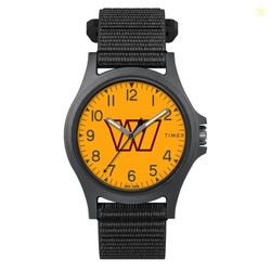 Timex Men's NFL Pride 40mm Watch  Washington Commanders with Black FastWrap Strap