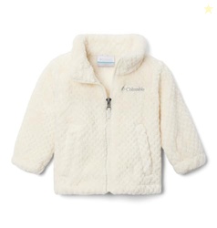 Columbia Youth Infant Fire Side Sherpa Full Zip Fleece Jacket, Chalk, 12/18