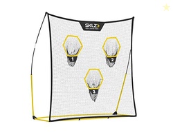 SKLZ Quickster Portable Football Training Net for Quarterback Passing Accuracy (7x7 Feet)