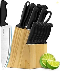 KNIFE SET, 14-PIECE KITCHEN KNIFE SET