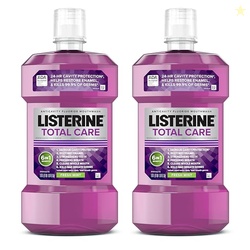 Listerine Total Care Anticavity Fluoride Mouthwash, Twin Pack