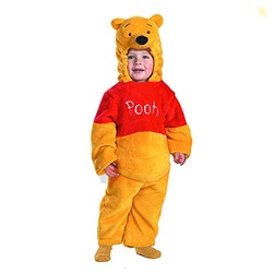 Disguise Winnie The Pooh Deluxe 2-Sided Plush Jumpsuit Costume - Small (2T)