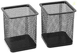 Saim Desktop Organier - 2 Pcs,Black