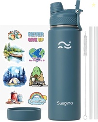 Insulated Water Bottle with Silicone Boot 