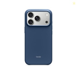 Beats iPhone 17 Pro Case with MagSafe & Camera Control, Matte Finish, Microfiber Lining  Bedrock Blue