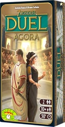 Asmodee 7 Wonders Duel Agora Board Game EXPANSION - Intense Two-Player Battles in the Ancient World, Strategy Game for Kids and Adults, Ages 10+, 2 Players, 30 Minute Playtime
