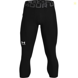 Under Armour Men's Armour HeatGear 3/4 Leggings, Black (001)/Pitch Gray, Large Tall