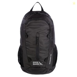 Eddie Bauer Stowaway Packable Backpack | Travel | Outdoor | Lightweight | Foldable | Durable | Ripstop Polyester | 20L - Onyx Black