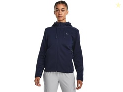 Under Armour Women's Essential Swacket, (410) Midnight Navy / / Pitch Gray, Large