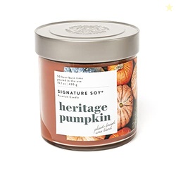 Signature Soy Lidded Heritage Pumpkin Scented Candle