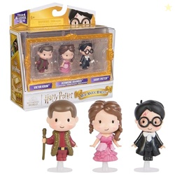 Wizarding World Harry Potter, Micro Magical Moments Year 4 Figure Set with Harry, Hermione, Viktor Krum & Display Case, Kids Toys for Ages 6 and up