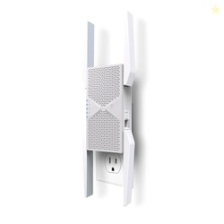 TP-Link BE10000 Wi-Fi 7 Range Extender RE653BE | 10 Gbps Tri-Band Wireless Repeater | 2.5 Gbps Ethernet Port | Internet Signal Booster for Home | Up to 2800 sq.ft, 128 Devices | 6 GHz, MLO, EasyMesh