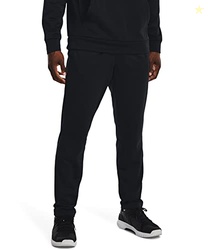 Under Armour Mens ArmourFleece Straight Leg Pant, (001) Black / / Black, Medium