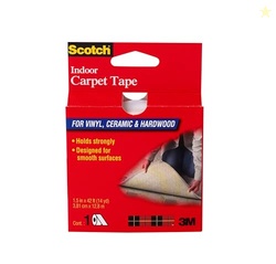 Scotch Indoor Carpet Tape for Vinyl, Ceramic & Hardwood, 1.5 inches by 14 Yards, CT2010, 1 roll