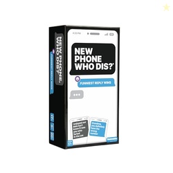 WHAT DO YOU MEME? New Phone, Who Dis? by Relatable, The Offline Text Message Party Game for Adults, Spicier Edition Includes 50 Inbox Cards & 250 Reply Cards, The for Friends, & Christmas Party Games