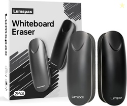 MAGNETIC WHITE BOARD ERASER, 2 PACK
