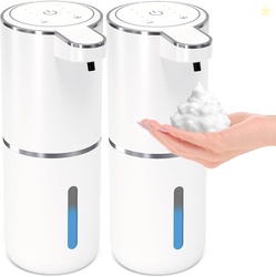 2 PACK AUTOMATIC FOAMING SOAP DISPENSER
