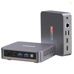 Trycoo Mini PC Computers 13th Twin Lake N150 (Beat N97), 16GB DDR4 512GB SSD, WI6 Desktop Mini Computer with Type-C, Dual HDMI, RJ45 LAN Ethernet, 4K Triple Display, WiFi5, BT4.2
