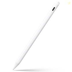 Stylus Pen for iPad 6th-11th Generation-2X Fast Charge Active Pencil Compatible with 2018-2025 Apple iPad Pro 11"/12.9"/M4, iPad Air 3/4/5/M2/M3,iPad mini 5/6 Gen-White