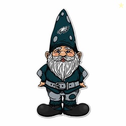 Rico Industries NFL Philadelphia Eagles Gnome Shape Cut Pennant - Home and Living Room Dcor - Soft Felt EZ to Hang 18x0.10x18