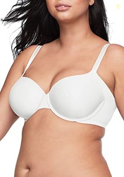 Warner's Womens No Side Effects Seamless Underarm-Smoothing Comfort Underwire Lightly Lined Ra3061a T-Shirt Bra, Classic White, 40B US