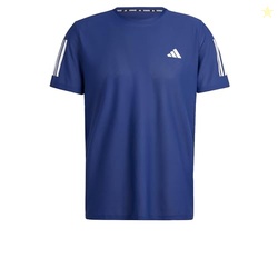 Adidas Men's Own The Run T-Shirt, Dark Blue, Small/Tall