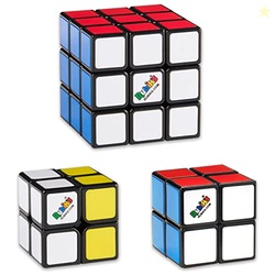 Rubiks Cube, Learn to Solve Bundle, 3x3 Rubik's Cube for Beginners & 2x2 Apprentice, Problem-Solving Brain Teaser, Classic Color-Matching Puzzle, Fidget Toy, Sensory Puzzle for Ages 8 & Up