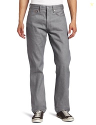 Levi's Men's 501 Original Style Shrink-to-Fit Jeans (Regular and Big & Tall), Silver Rigid-STF, 34W x 30L