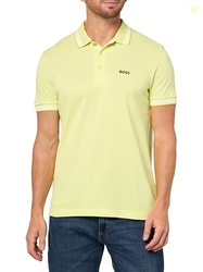 BOSS, Paddy Short Sleeve Polo Shirt, Sunny line, S