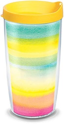Tervis Yao Cheng - Summer Crush Made in USA Double Walled Insulated Tumbler Travel Cup Keeps Drinks Cold & Hot, 16oz, Classic