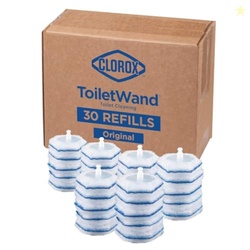 Clorox ToiletWand Disinfecting Refills, Disposable Wand Heads, 30 Count (Package May Vary)